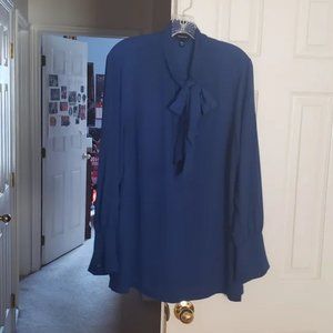 Royal blue long sleeve top